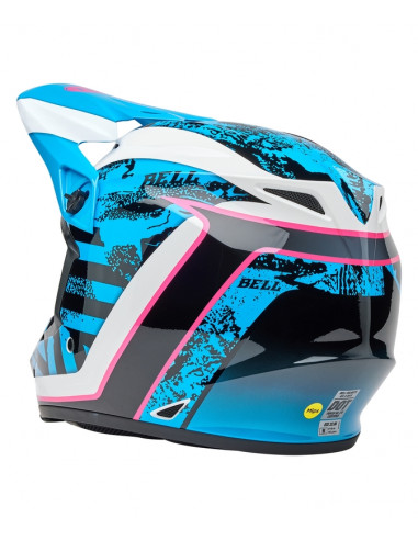 Casque BELL MX-9 Mips - Breakdance Gloss Blue/Pink
