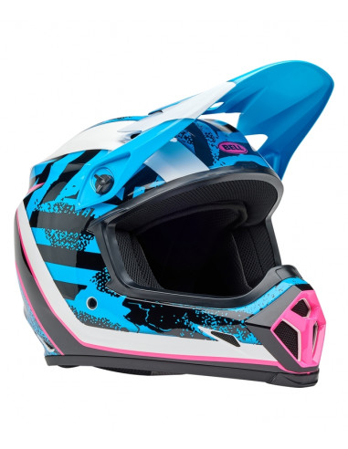 Casque BELL MX-9 Mips - Breakdance Gloss Blue/Pink