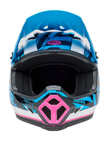 Casque BELL MX-9 Mips - Breakdance Gloss Blue/Pink