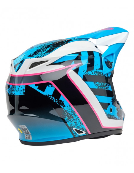 Casque BELL MX-9 Mips - Breakdance Gloss Blue/Pink