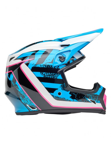 Casque BELL MX-9 Mips - Breakdance Gloss Blue/Pink