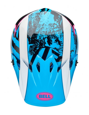 Casque BELL MX-9 Mips - Breakdance Gloss Blue/Pink
