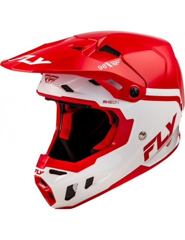 Casque FLY RACING Formula CC Objective - rouge/blanc
