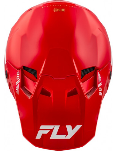 Casque FLY RACING Formula CC Objective - rouge/blanc