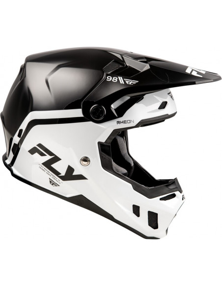 Casque FLY RACING Formula CC Objective - noir/blanc