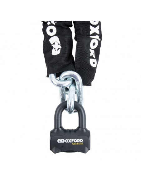 Chaîne antivol avec cadenas OXFORD Chain Lock 16mm