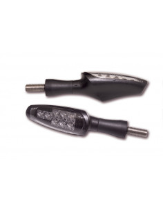 KOSO LED-Indicator Z1 , Black, Smoke, E-mark