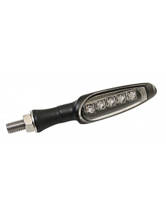 KOSO LED-Indicator , Matt Black, E-mark, Piece