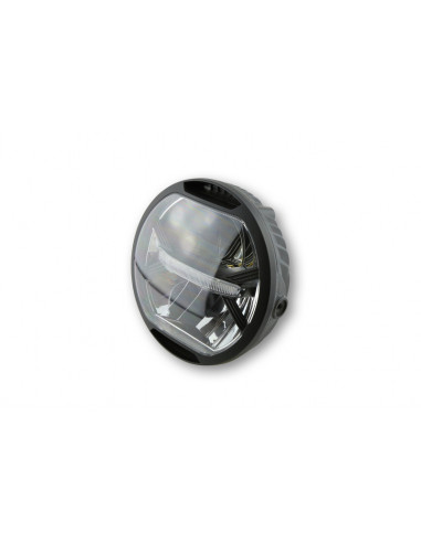 KOSO LED Headlight, Black, Side Mount
