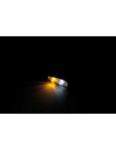 KOSO LED Indicator/FPL. INFINITY,Black, Smoke lens