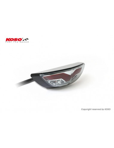 KOSO Led-Taillight, Smoke GT-03, e-mark.