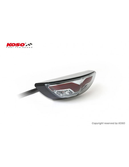 KOSO Led-Taillight, Smoke GT-03, e-mark.