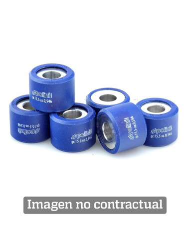 Jeu de galets POLINI 23x18mm 13,7gr