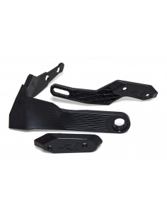Kit barre de protection RACETECH protège-mains HP3 Adventure noir
