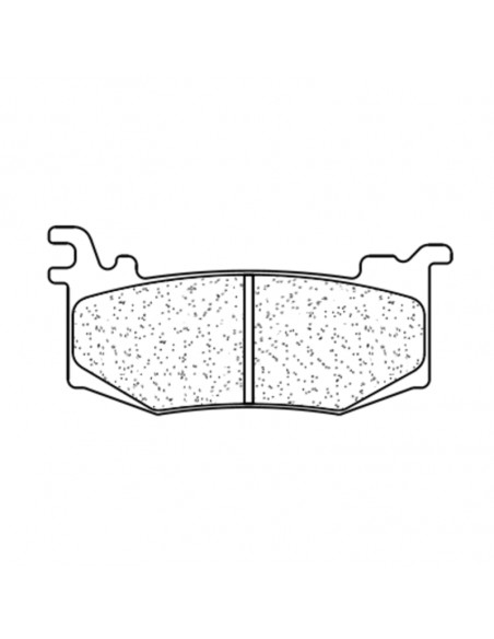 Plaquettes de frein CL BRAKES métal fritté - 1282C60