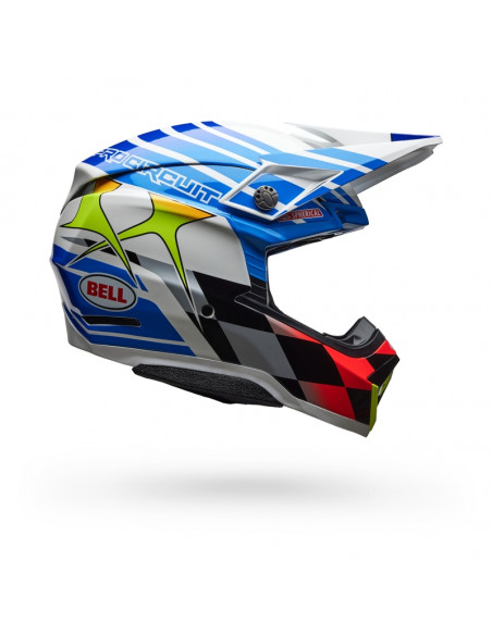 Casque BELL Moto-10 Spherical - Pro Circuit 25 Gloss Blue/White