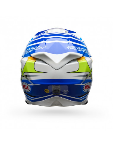 Casque BELL Moto-10 Spherical - Pro Circuit 25 Gloss Blue/White