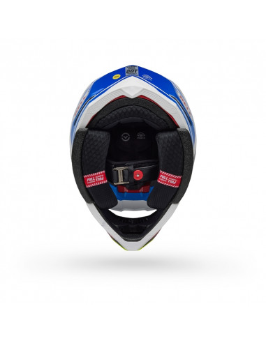 Casque BELL Moto-10 Spherical - Pro Circuit 25 Gloss Blue/White