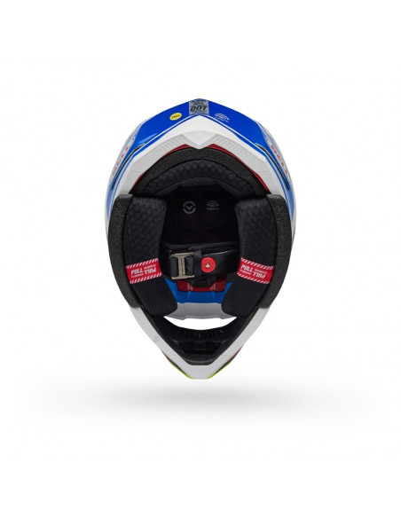 Casque BELL Moto-10 Spherical - Pro Circuit 25 Gloss Blue/White