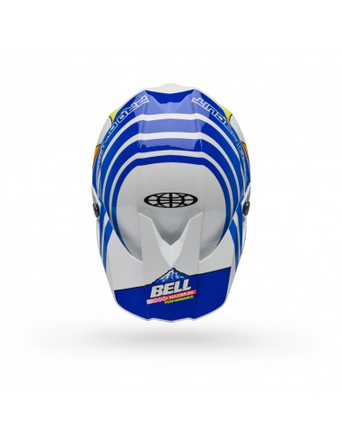 Casque BELL Moto-10 Spherical - Pro Circuit 25 Gloss Blue/White