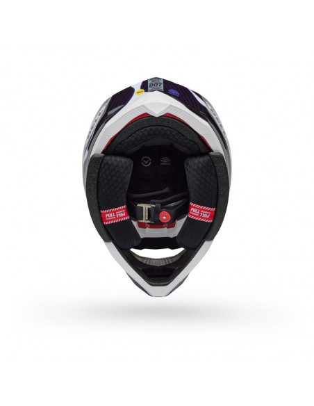 Casque BELL Moto-10 Spherical - Slayco 25 Gloss Black/White