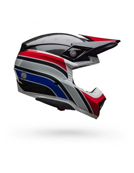 Casque BELL Moto-10 Spherical - RSD Old Glory Gloss Red/Blue