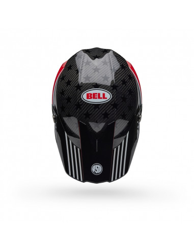 Casque BELL Moto-10 Spherical - RSD Old Glory Gloss Red/Blue