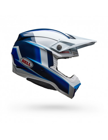 Casque BELL Moto-10 Spherical - Tomac 25 Gloss Blue/White