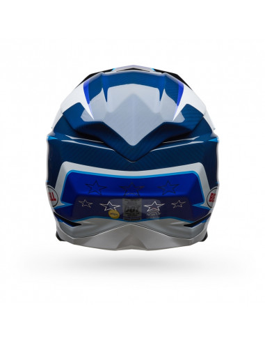 Casque BELL Moto-10 Spherical - Tomac 25 Gloss Blue/White