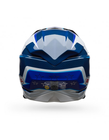 Casque BELL Moto-10 Spherical - Tomac 25 Gloss Blue/White
