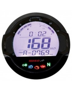D64 DL-03S (black) speedometer + tachometer +indicator lights (display LCD) 2