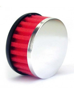 Filtre à air droit V PARTS mousse Ø28mm rouge - PW3