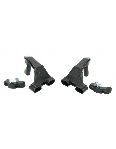 Protèges-mains RACETECH HP3 Cross/Enduro orange/noir