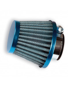 Filtre à air conique V PARTS papier Ø28mm bleu - L307 2