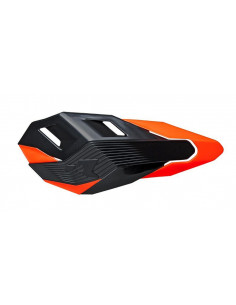 Protèges-mains RACETECH HP3 Cross/Enduro noir/orange fluo