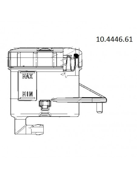 Réservoir de Maître-cylindre BREMBO UPGRADE 90°