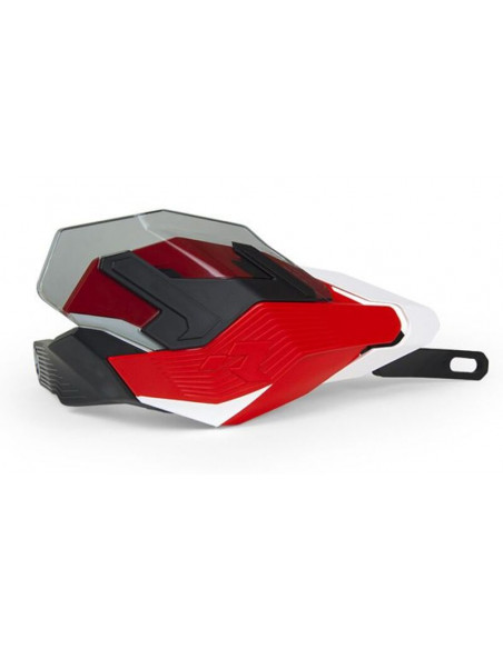 Protèges-mains RACETECH HP3 Adventure rouge/blanc