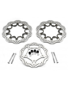 Kit disque de frein Oversize NG BRAKES rond flottant - T-Max 530/560 Radial 2