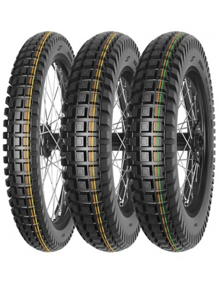 Pneu MITAS TRIAL 120/100 R 18 68M TL/TT SOFT ORANGE YELLOW