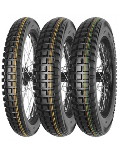 Pneu MITAS TRIAL 120/100 R 18 68M TL/TT SOFT ORANGE YELLOW