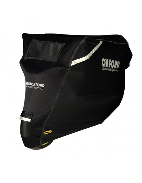 Housse de protection extérieur OXFORD Protex Stretch noir - moto / scooter - S