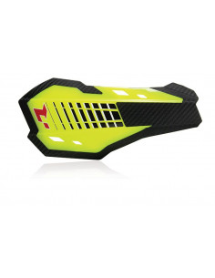 Protèges-mains RACETECH HP2 jaune fluo