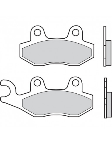 Plaquettes de frein BREMBO route carbone céramique - 07SU1215