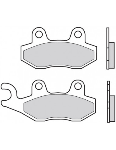 Plaquettes de frein BREMBO route carbone céramique - 07SU1215
