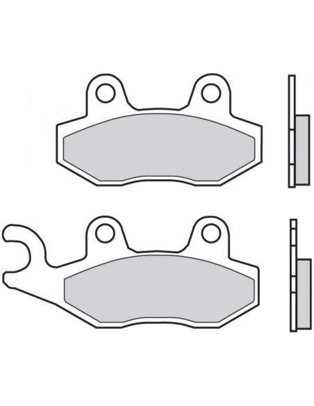 Plaquettes de frein BREMBO route carbone céramique - 07SU1215