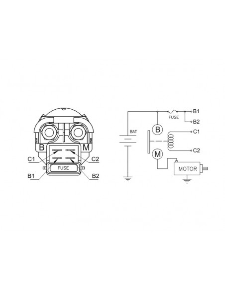 Relais de démarreur TECNIUM by DZE