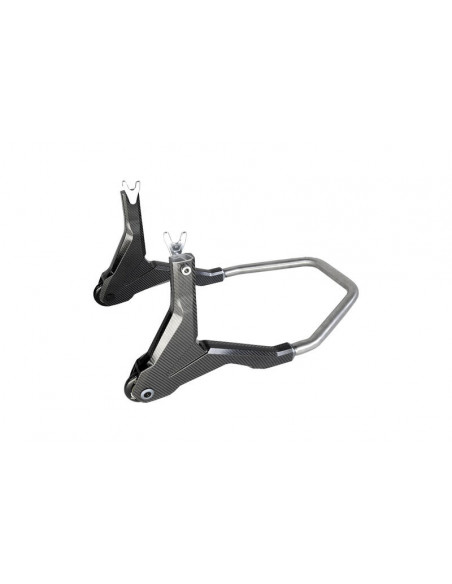 Béquille de stand arrière LIGHTECH support en V - carbone