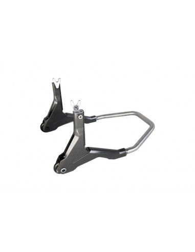 Béquille de stand arrière LIGHTECH support en V - carbone