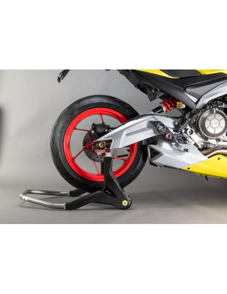 Béquille de stand arrière LIGHTECH support en V - carbone