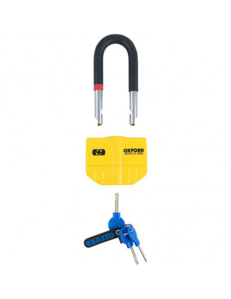 Antivol chaîne OXFORD Boss Alarm 14mm + chaîne 12mm x 1,2m